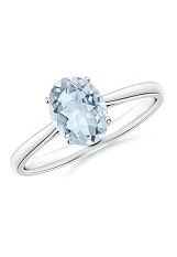 superb minuscule aquamarine white gold birthstone ring for babies and kids